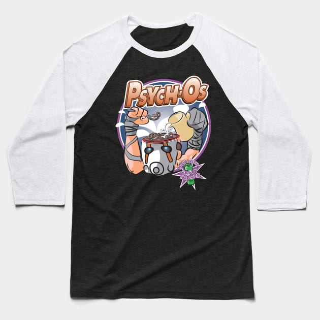 Psych-Os Cereal Baseball T-Shirt by GrimWear